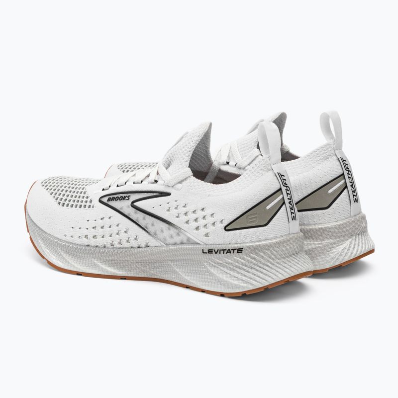 Кросівки для бігу жіночі Brooks Levitate StealthFit 6 white/bran 5