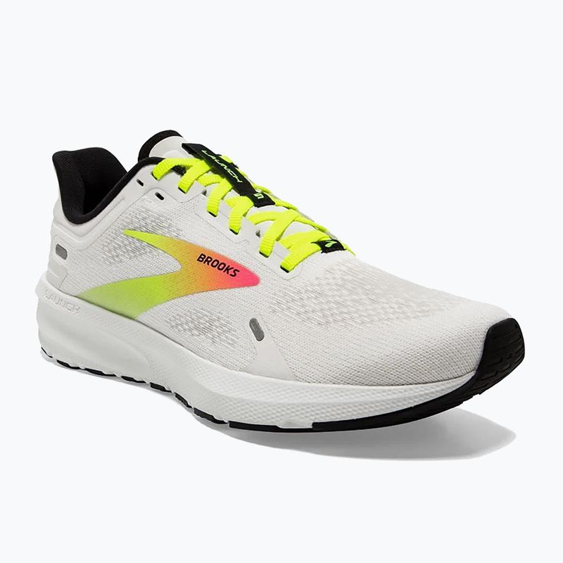 Кросівки для бігу жіночі Brooks Launch 9 white/pink/nightlife 10