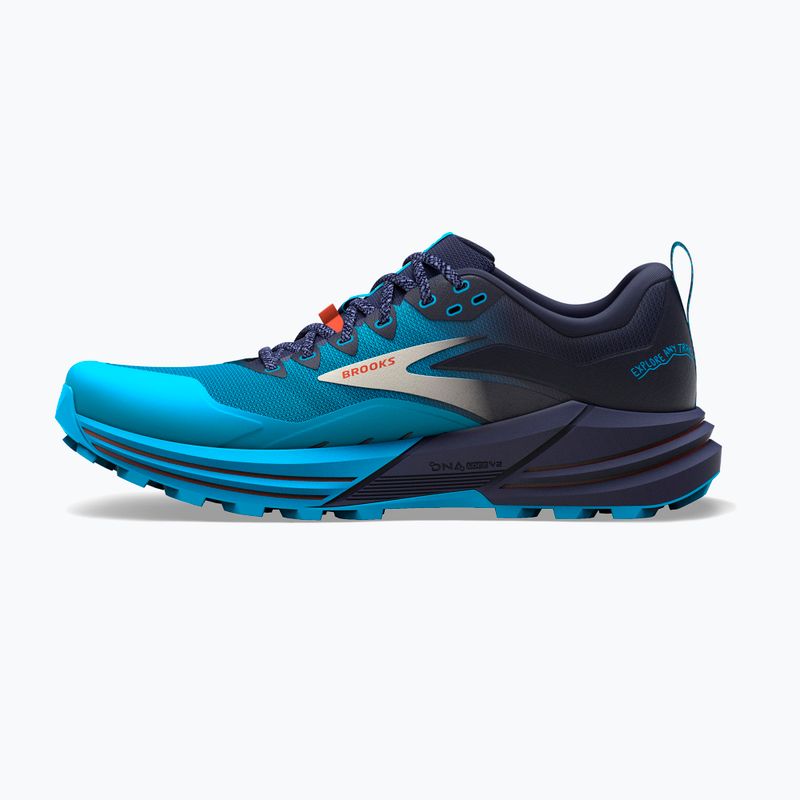 Кросівки для бігу чоловічі Brooks Cascadia 16 peacoat/atomic blue/rooibos 10