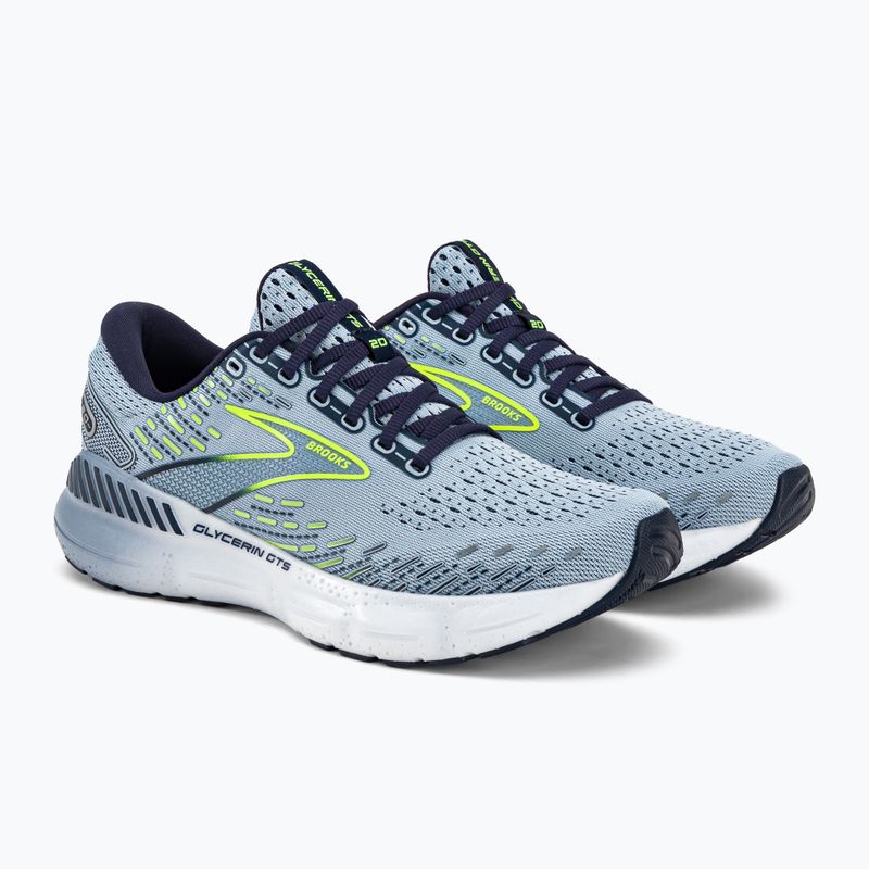 Кросівки для бігу жіночі Brooks Glycerin GTS 20 light blue/peacoat/nightlife 7
