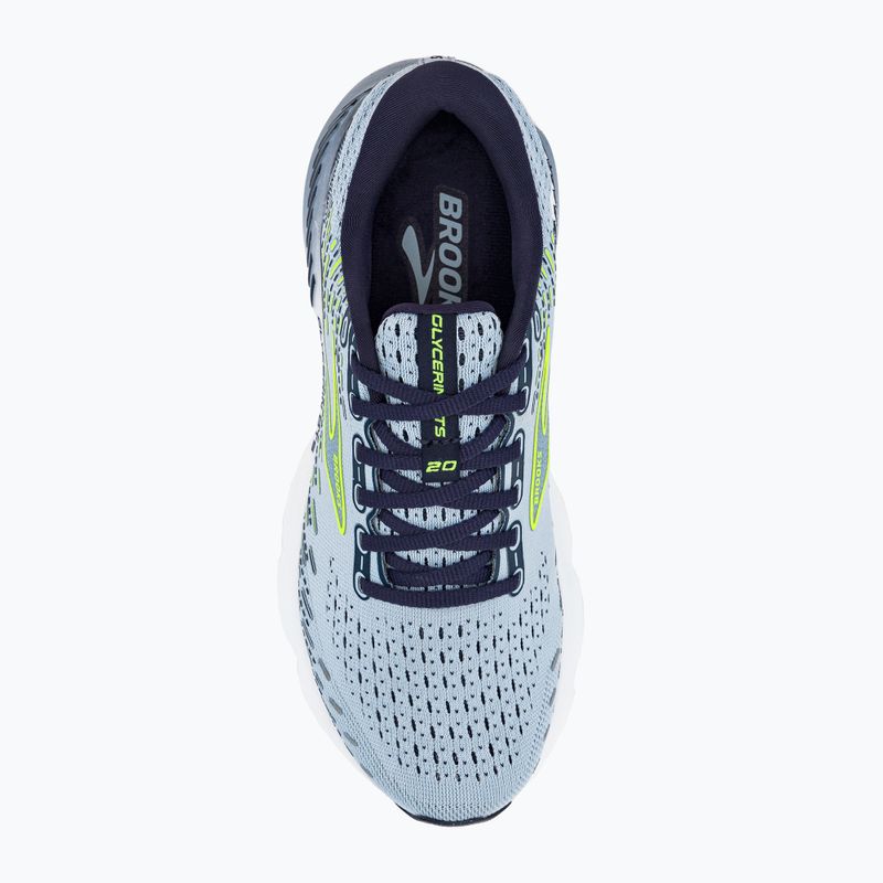 Кросівки для бігу жіночі Brooks Glycerin GTS 20 light blue/peacoat/nightlife 9
