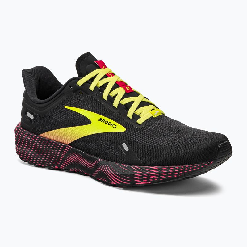 Кросівки для бігу чоловічі Brooks Launch 9 black/pink/yellow