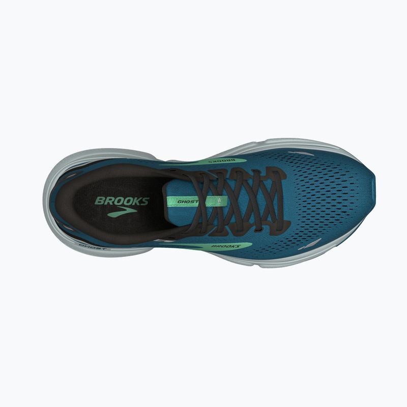 Кросівки для бігу чоловічі Brooks Ghost 15 morrocan blue/black/spring bud 15