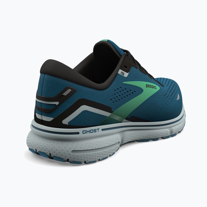 Кросівки для бігу чоловічі Brooks Ghost 15 morrocan blue/black/spring bud 16