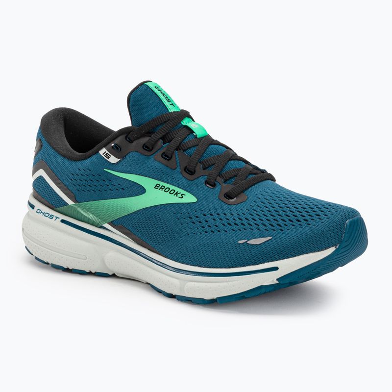 Кросівки для бігу чоловічі Brooks Ghost 15 morrocan blue/black/spring bud