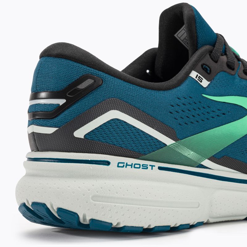 Кросівки для бігу чоловічі Brooks Ghost 15 morrocan blue/black/spring bud 9