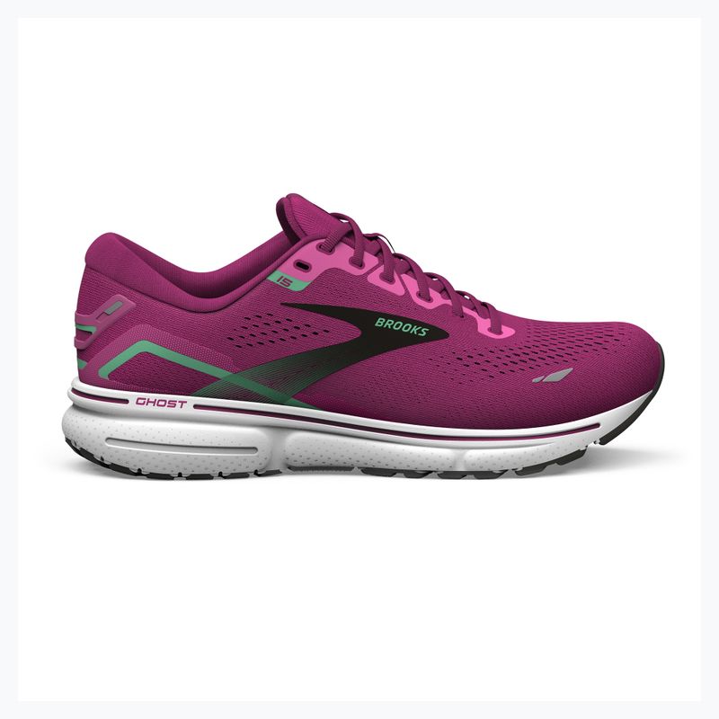 Кросівки для бігу жіночі Brooks Ghost 15 pink/festival fuchsia/black 12