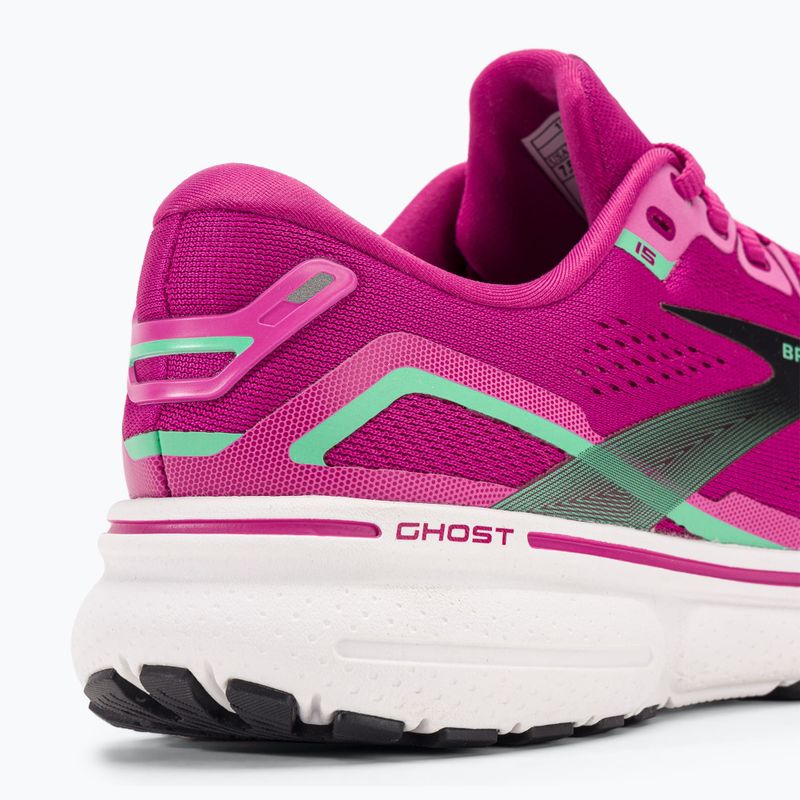 Кросівки для бігу жіночі Brooks Ghost 15 pink/festival fuchsia/black 9