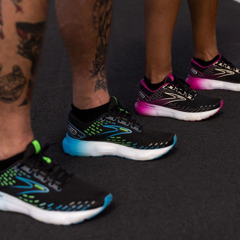 Кросівки для бігу жіночі Brooks Glycerin 20 black/fuchsia/linen 4