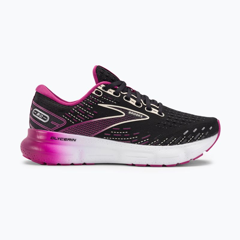 Кросівки для бігу жіночі Brooks Glycerin 20 black/fuchsia/linen 2