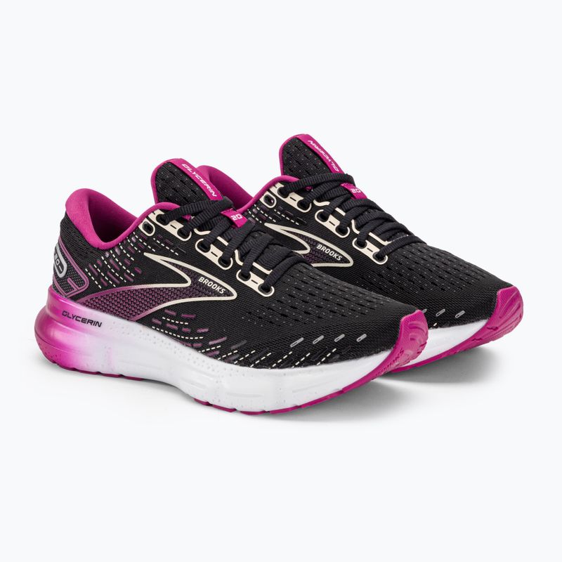 Кросівки для бігу жіночі Brooks Glycerin 20 black/fuchsia/linen 6