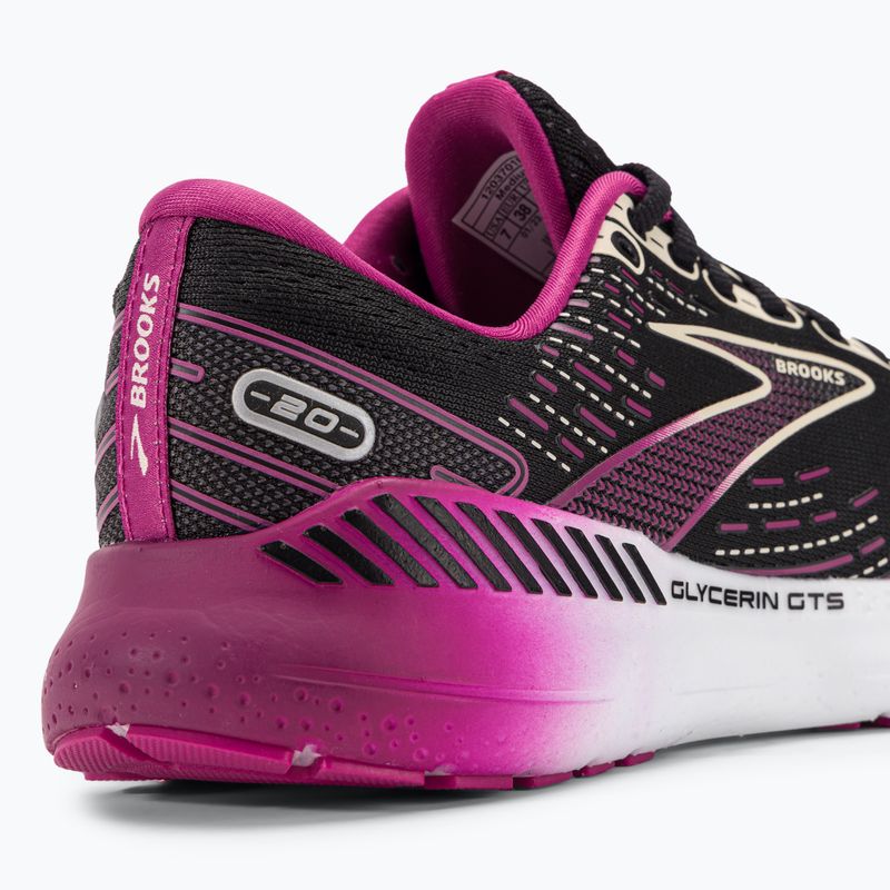 Кросівки для бігу жіночі Brooks Glycerin GTS 20 black/fuchsia/linen 11