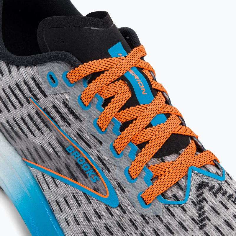 Кросівки для бігу чоловічі Brooks Hyperion grey/atomic blue/scarlet 8