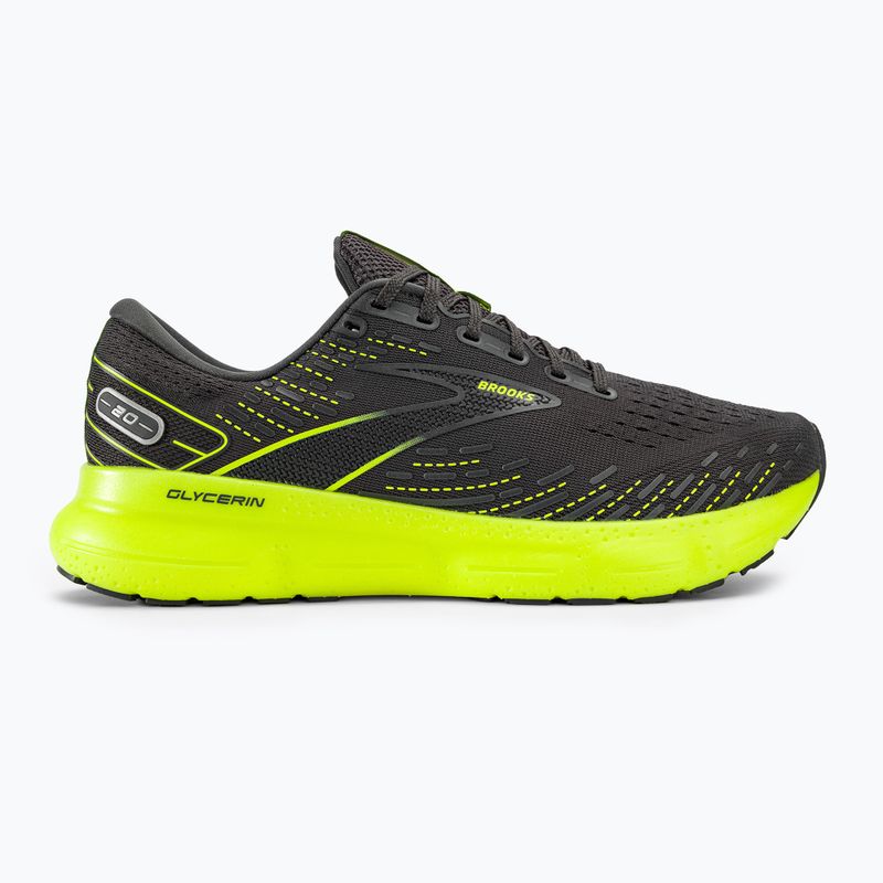 Чоловічі кросівки Brooks Glycerin 20 чорний/чорна груша/білий 2