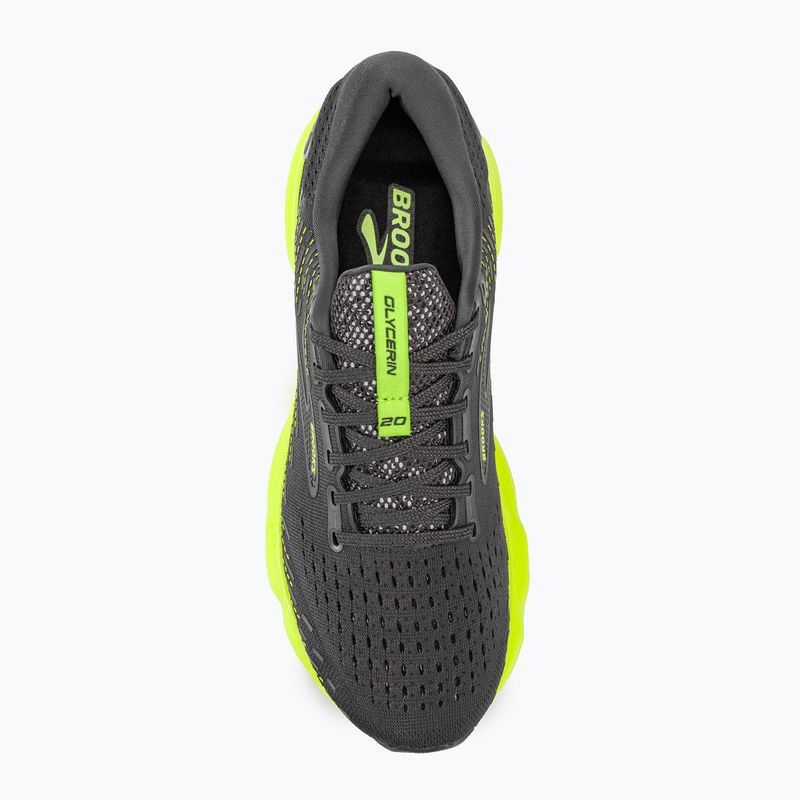 Чоловічі кросівки Brooks Glycerin 20 чорний/чорна груша/білий 5