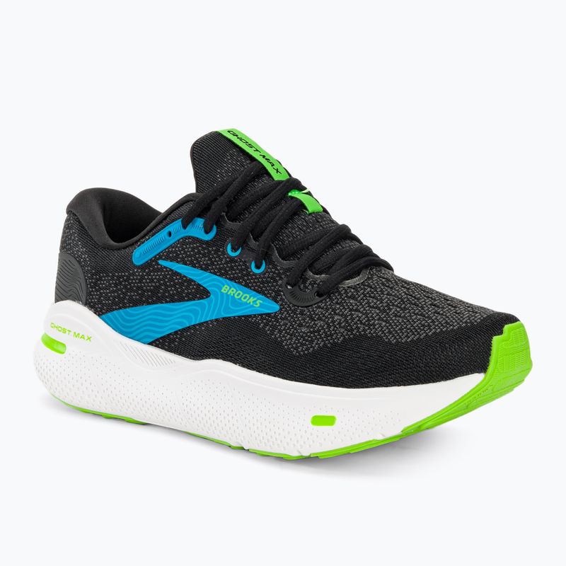 Черевики для бігу чоловічі Brooks Ghost Max black/atomic blue/jasmine