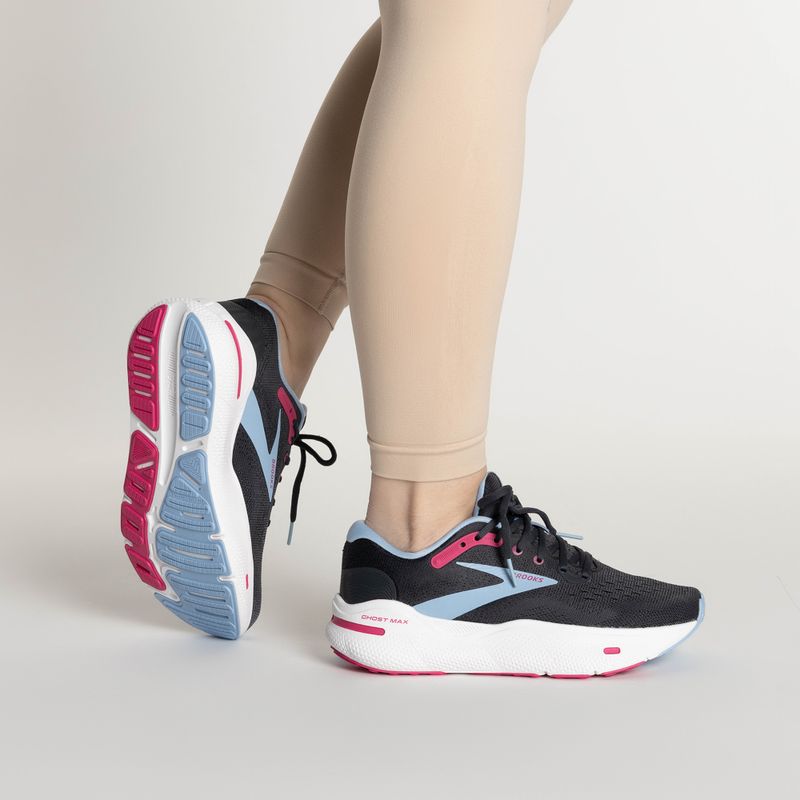 Жіночі кросівки для бігу Brooks Ghost Max ebony/open air/lilac rose 2