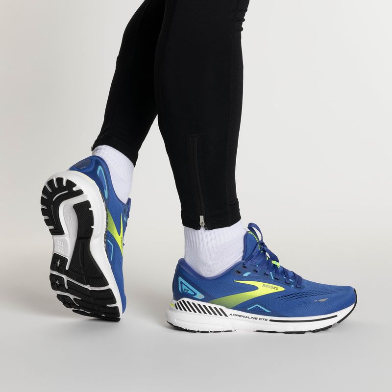 Черевики для бігу чоловічі Brooks Adrenaline GTS 23 blue/nightlife/black 2