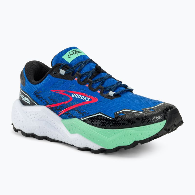 Черевики для бігу чоловічі Brooks Caldera 7 victoria blue/black/spring bud