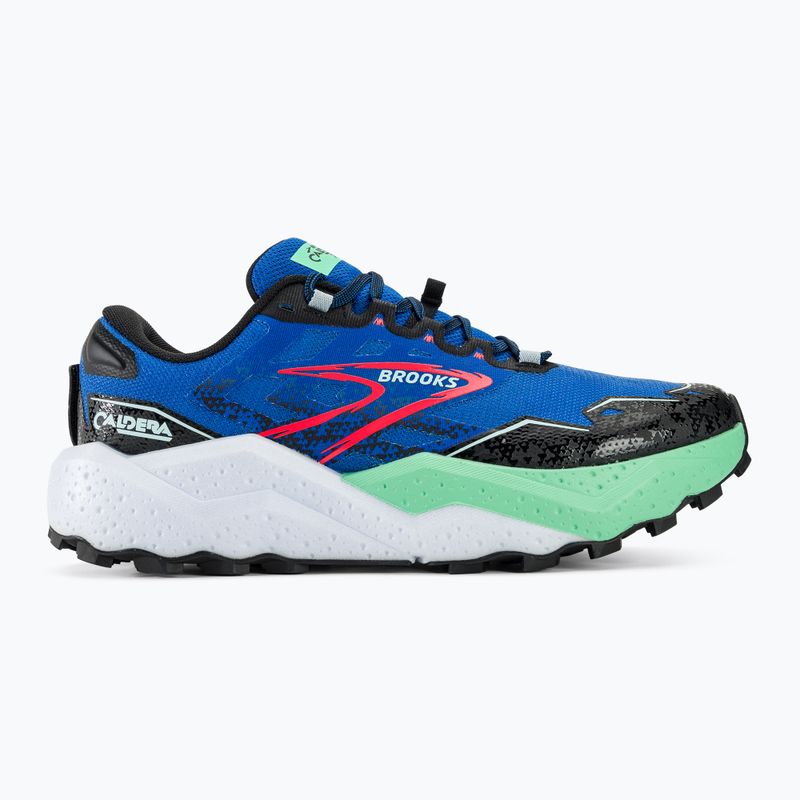 Черевики для бігу чоловічі Brooks Caldera 7 victoria blue/black/spring bud 3