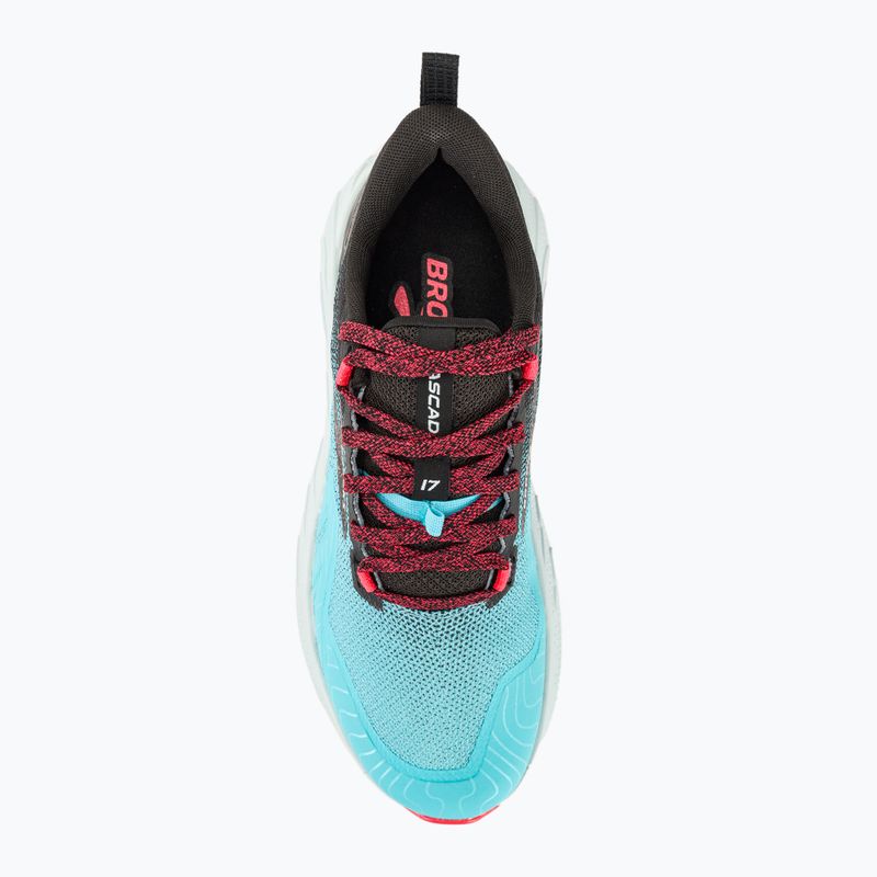 Черевики для бігу жіночі Brooks Cascadia 17 bluefish/black/diva pink 7