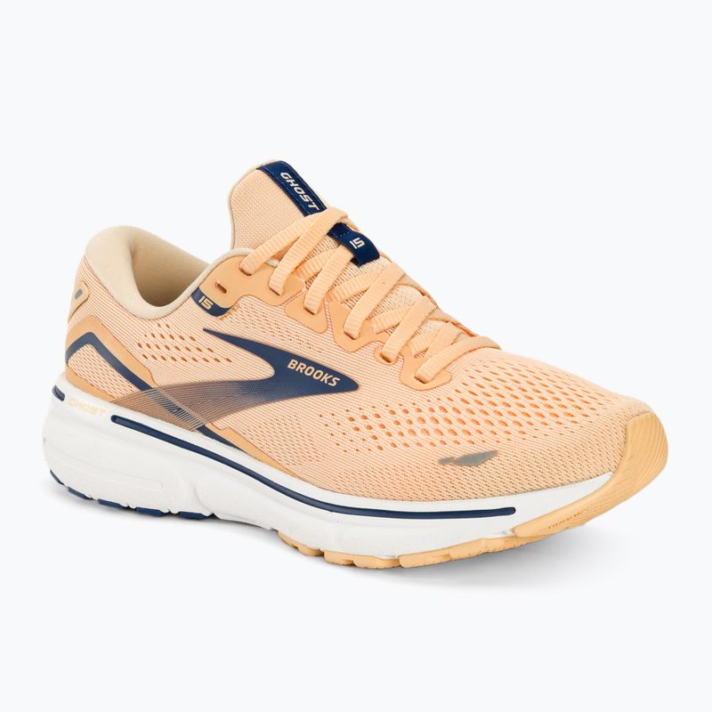 Черевики для бігу жіночі Brooks Ghost 15 apricot/estate blue/white