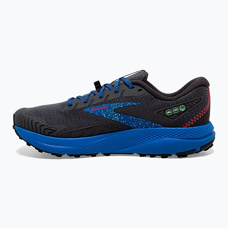 Черевики для бігу чоловічі Brooks Divide 4 ebony/black/victoria blue 9