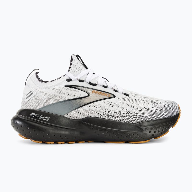 Черевики для бігу чоловічі Brooks Glycerin StealthFit 21 white/grey/black 3
