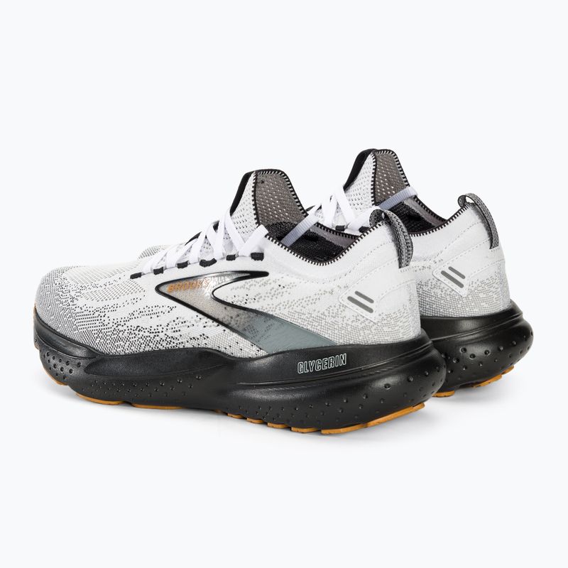 Черевики для бігу чоловічі Brooks Glycerin StealthFit 21 white/grey/black 4