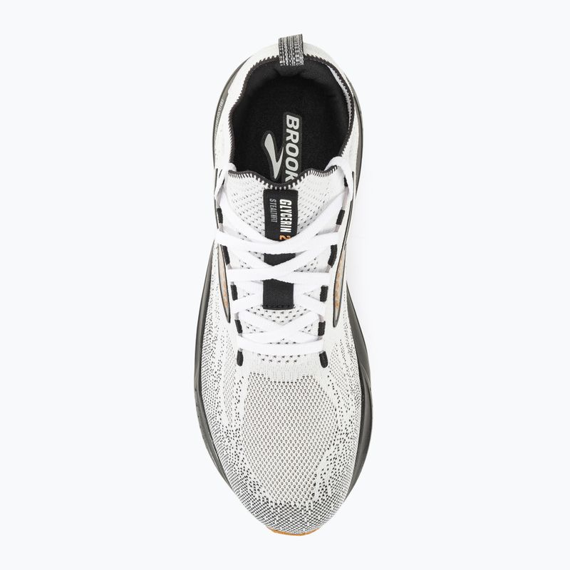 Черевики для бігу чоловічі Brooks Glycerin StealthFit 21 white/grey/black 7