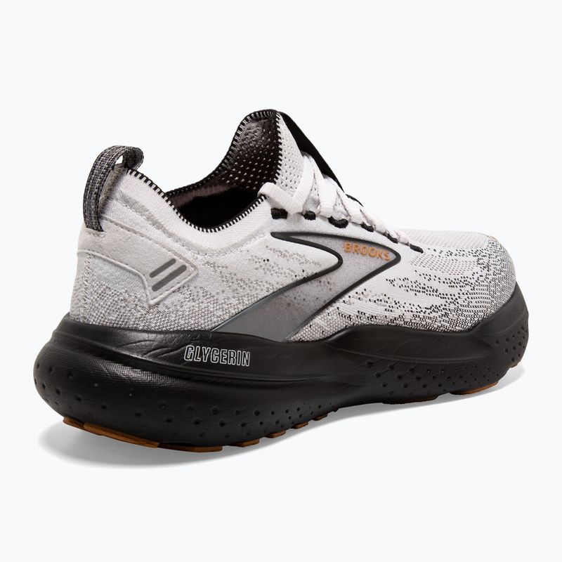 Черевики для бігу чоловічі Brooks Glycerin StealthFit 21 white/grey/black 10
