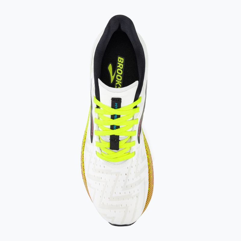 Черевики для бігу чоловічі Brooks Hyperion Max white/black/nightlife 6