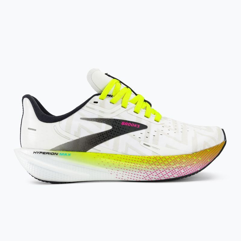 Черевики для бігу жіночі Brooks Hyperion Max white/black/nightlife 3