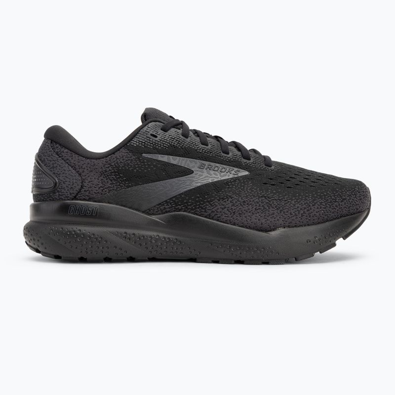 Чоловічі бігові кросівки Brooks Ghost 16 широка посадка чорний/чорний/чорне дерево 2