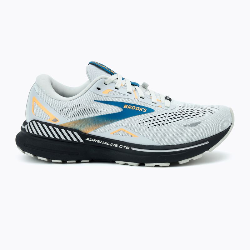 Кросівки для бігу чоловічі Brooks Adrenaline GTS 23 GTX oyster mushroom/orange/blue 2