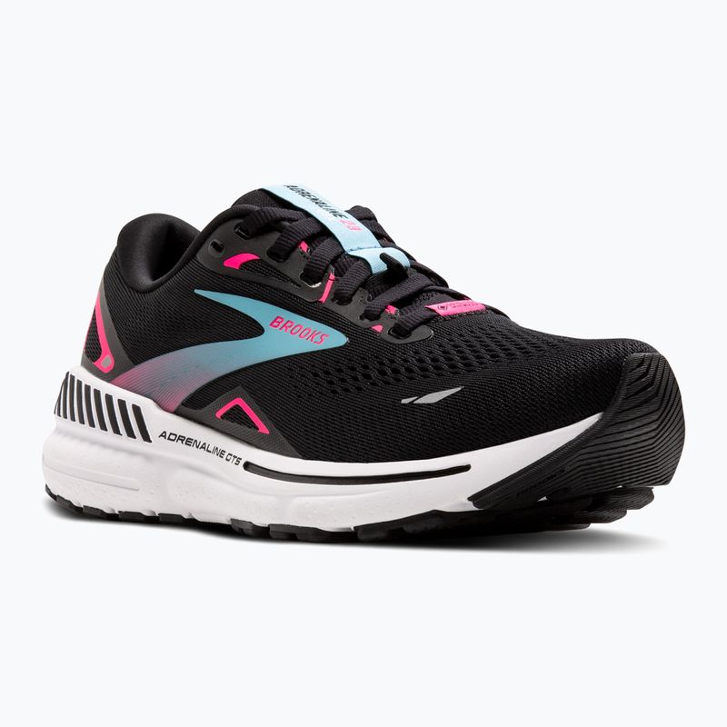 Кросівки для бігу жіночі Brooks Adrenaline GTS 23 GTX black/knockout pink/aqua 8