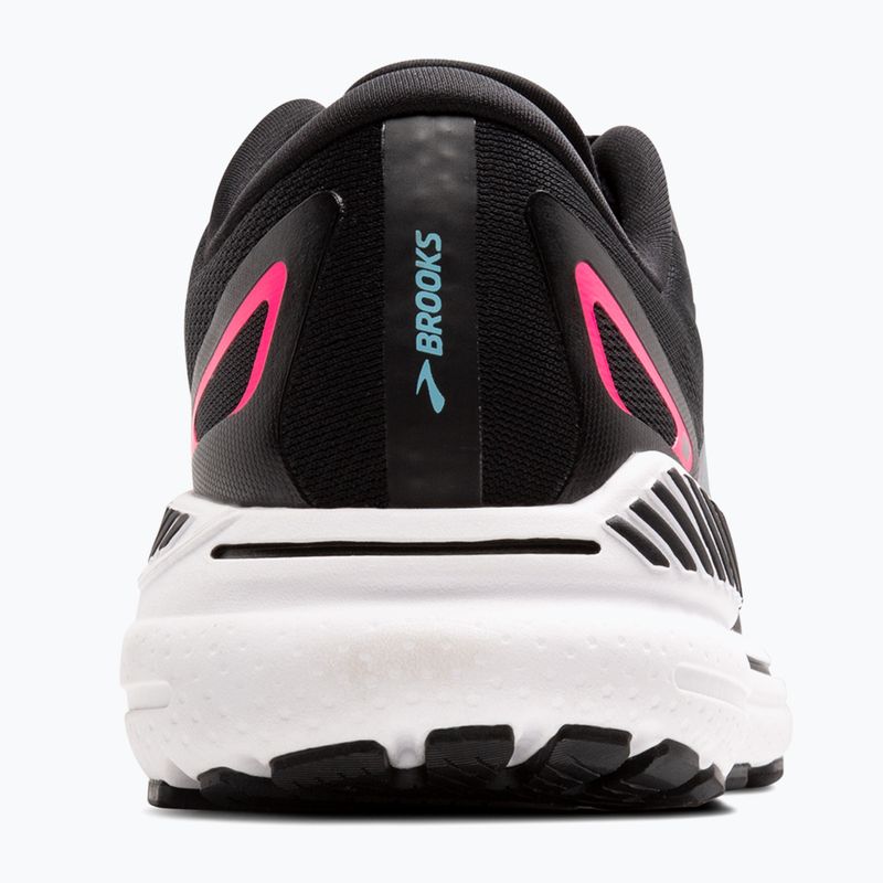 Кросівки для бігу жіночі Brooks Adrenaline GTS 23 GTX black/knockout pink/aqua 11