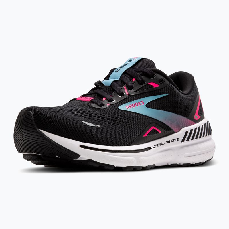 Кросівки для бігу жіночі Brooks Adrenaline GTS 23 GTX black/knockout pink/aqua 12