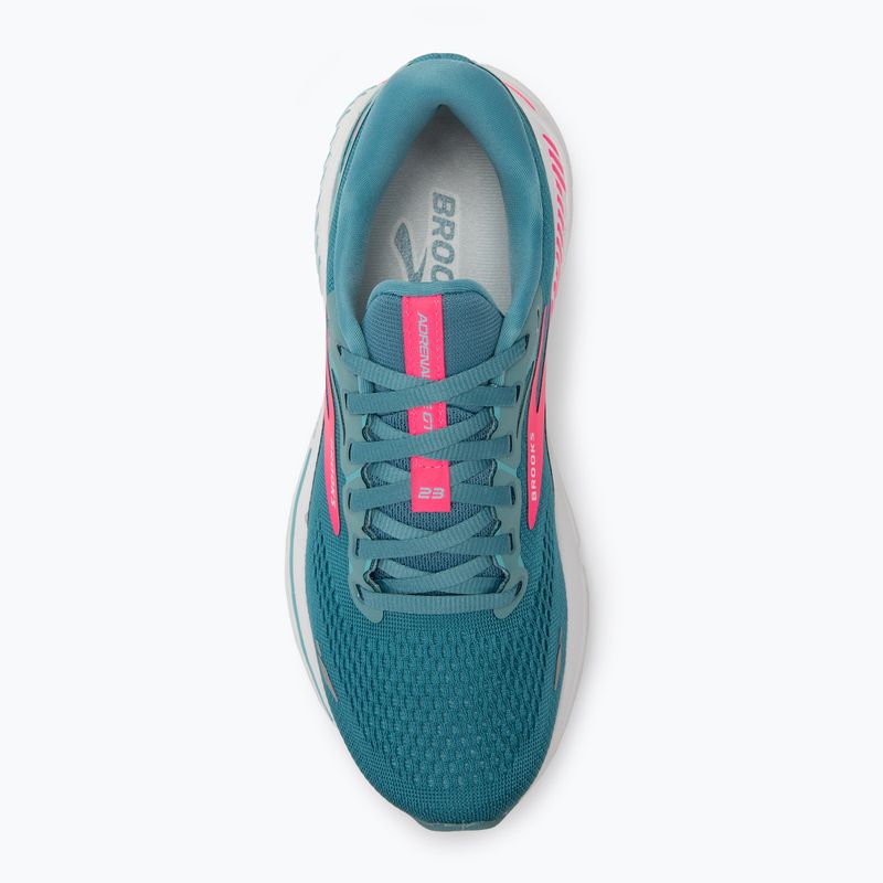 Кросівки для бігу жіночі Brooks Adrenaline GTS 23 storm blue/pink/aqua 5