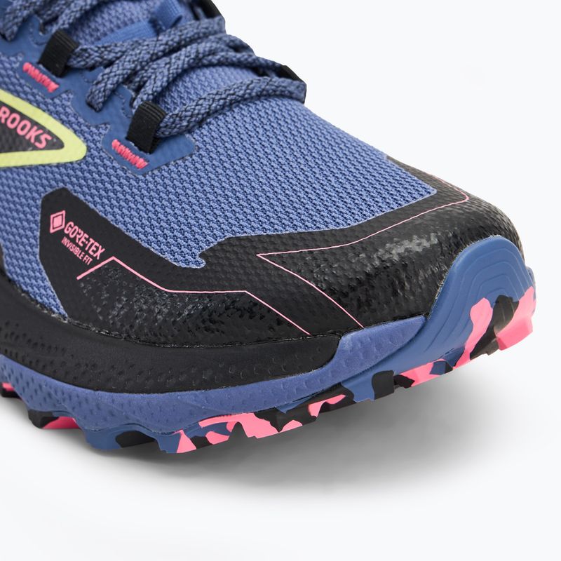 Кросівки для бігу жіночі Brooks Cascadia 18 GTX grey blue/black/pink 7