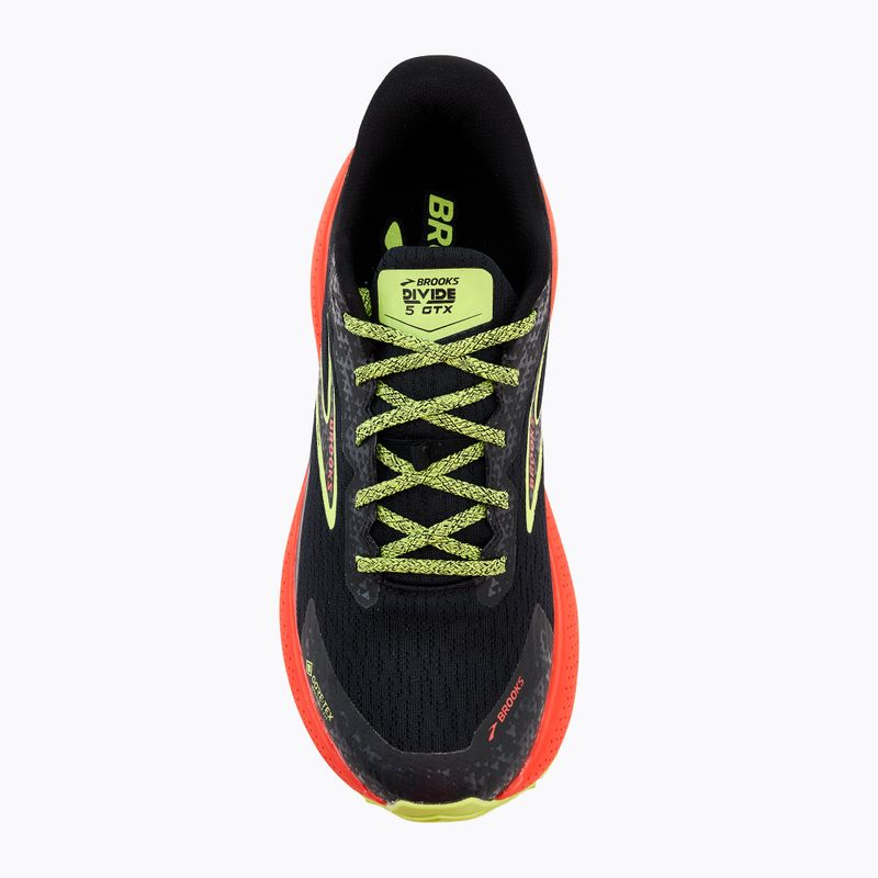 Кросівки для бігу чоловічі Brooks Divide 5 GTX black/cherry/lime 5