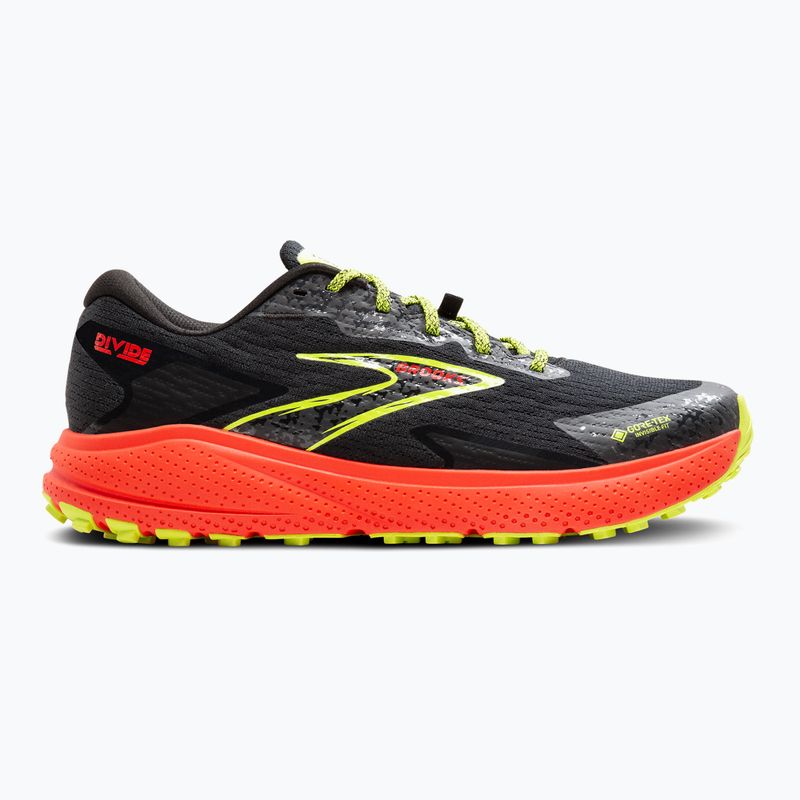 Кросівки для бігу чоловічі Brooks Divide 5 GTX black/cherry/lime 9