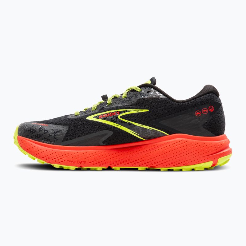 Кросівки для бігу чоловічі Brooks Divide 5 GTX black/cherry/lime 10