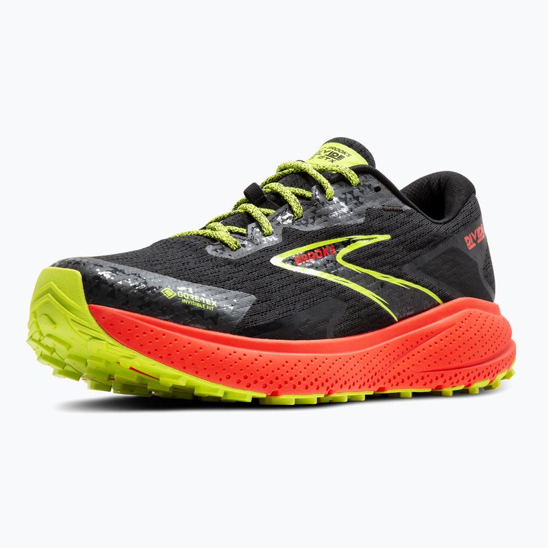 Кросівки для бігу чоловічі Brooks Divide 5 GTX black/cherry/lime 12