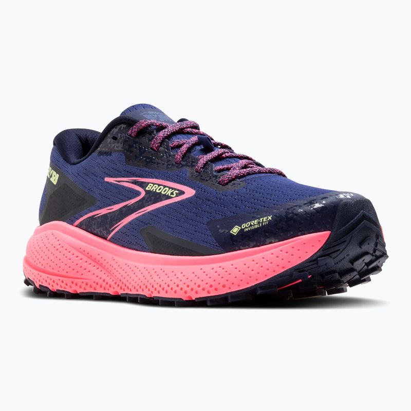 Кросівки для бігу жіночі Brooks Divide 5 GTX grey blue/pink/lime 8