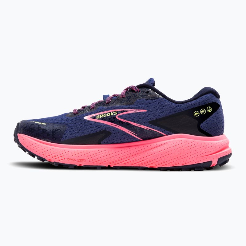 Кросівки для бігу жіночі Brooks Divide 5 GTX grey blue/pink/lime 10