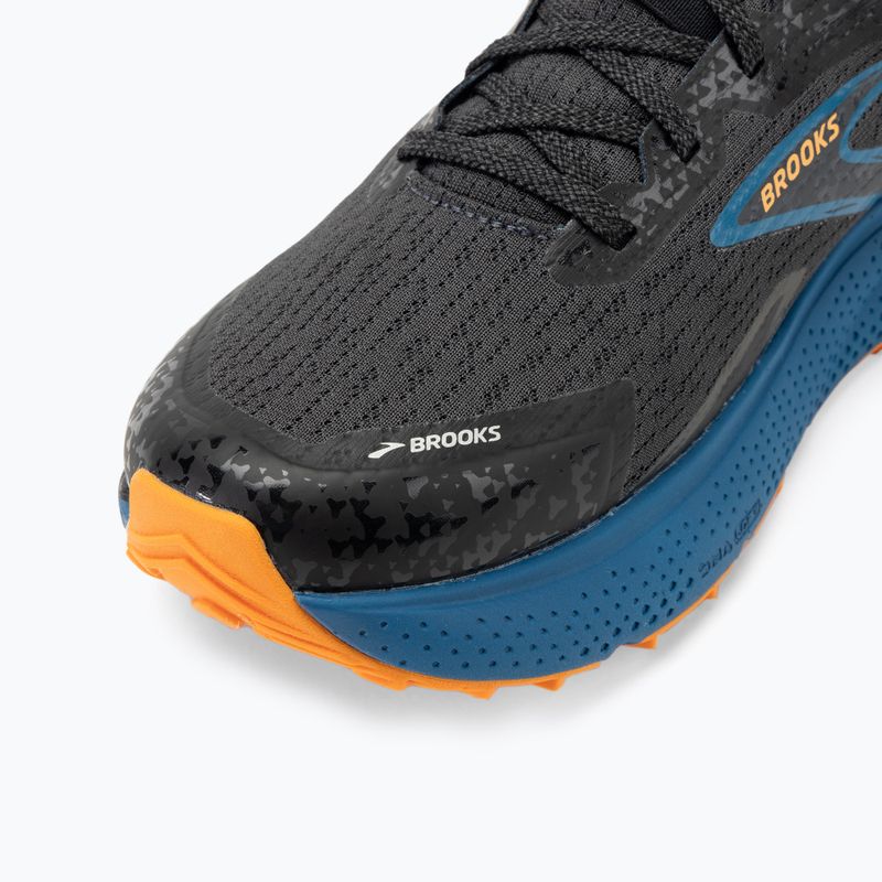 Кросівки для бігу чоловічі Brooks Divide 5 ebony/blue sapphire/orange 7