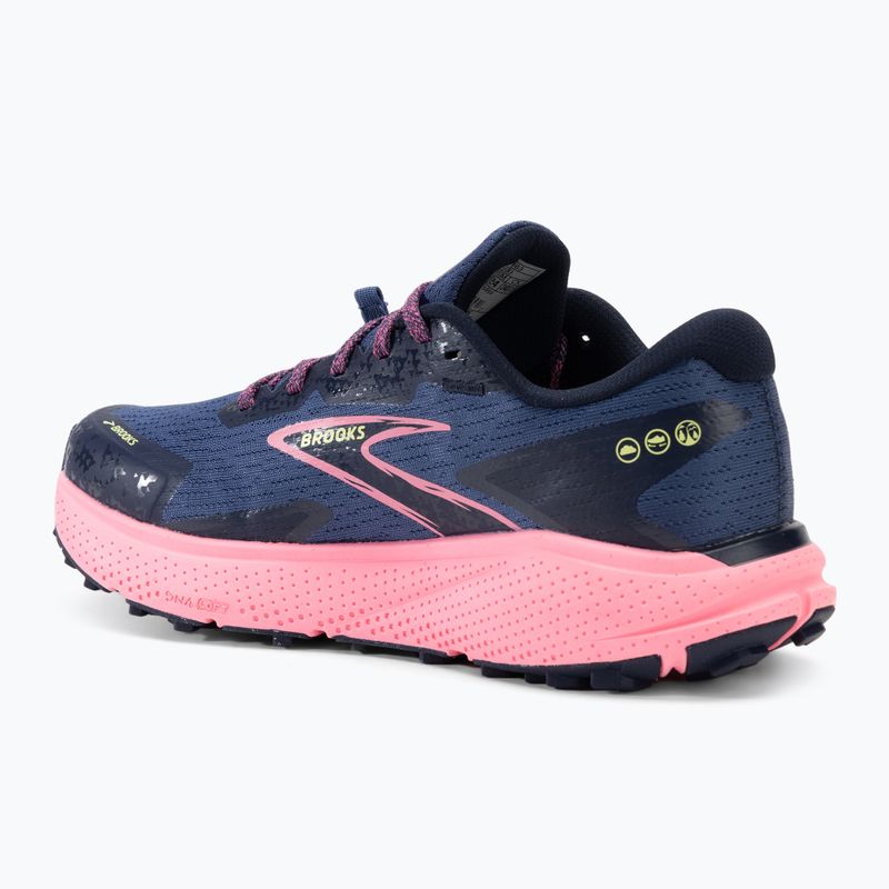 Кросівки для бігу жіночі Brooks Divide 5 grey blue/pink/lime 3