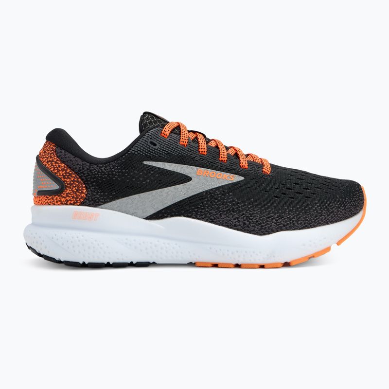 Кросівки для бігу жіночі Brooks Ghost 16 black/orange/white 3