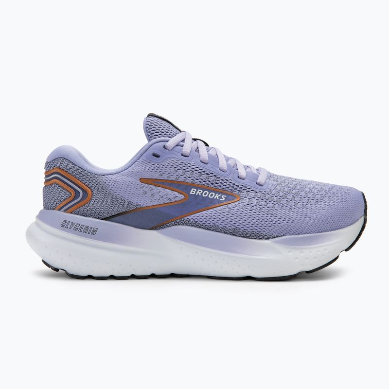 Кросівки для бігу жіночі Brooks Glycerin 21 lavender/black/copper 2